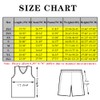 #24 Basketball Jerseys Outfit Tank Top Track Shorts Sport Sets
