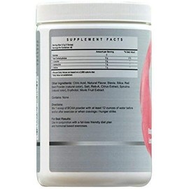 BCAA Powder Preworkout for Women - BCAA Amino Sweetened Naturally with Stevia, Erythritol, and Monk Fruit - 40 Servings (Raspberry Lemonade)