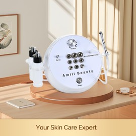 Diamond Microdermabrasion Machine, 2 in 1 Power Professional Microdermabrasion Tool, Home Use Facial Skin Microdermabrasion Kit, Ideal Gift for Women Men