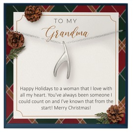 Grandmother Gifts for Grandma with Christmas Quotes on Card Wrapping Included, Grandma Gifts, Nana Gifts