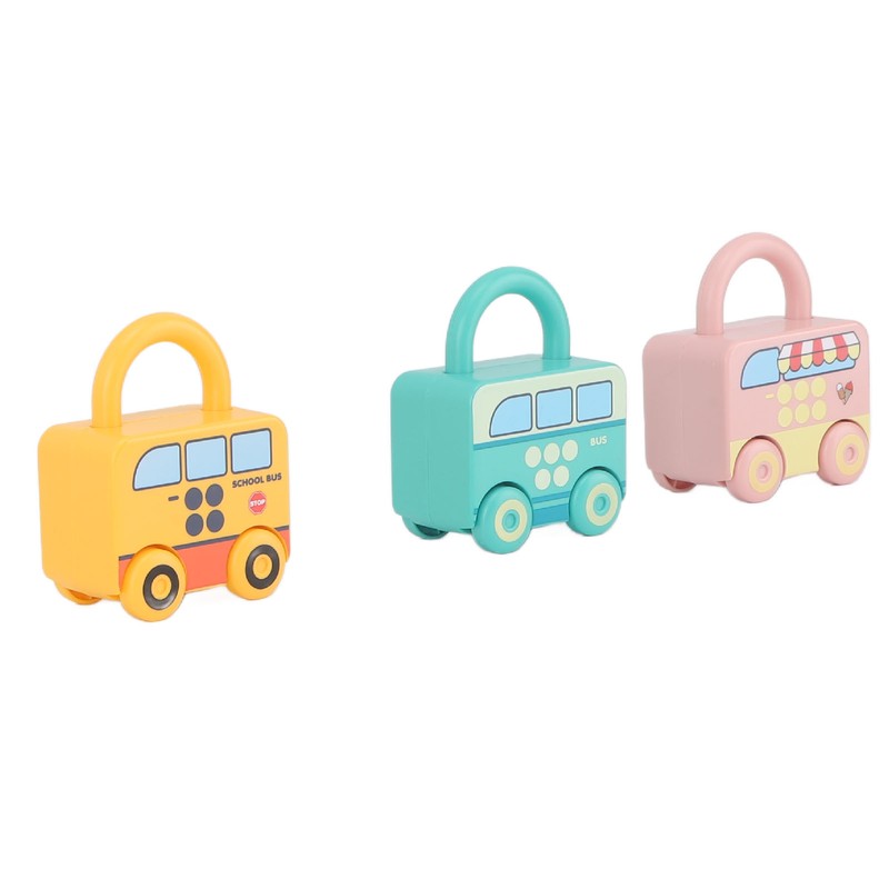 Lock Key Toy DIY Early Education Sorting Matching Fun Cartoon