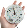 HAOLEDI 2-Pack 3.94'' 15W LED Ceiling Fan Light Retrofit Kit,