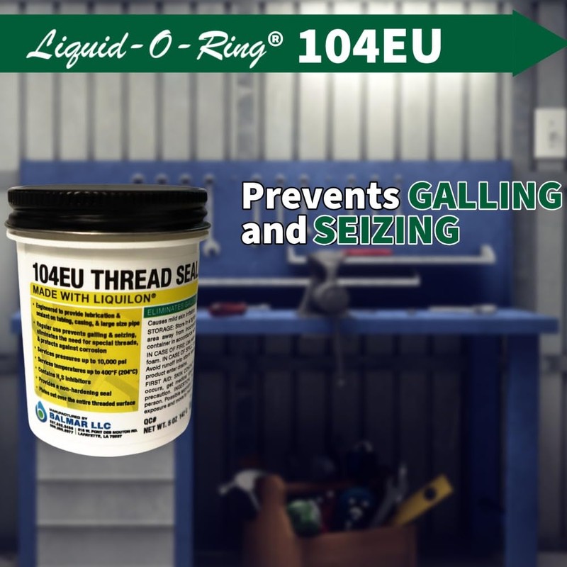 Liquid-O-Ring 104EU Thread Sealant for Large Threaded Connections – Safe
