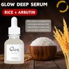 2PCS Glow Deep Serum Rice + Arbutin, Face Serum for