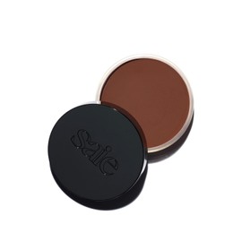 Saie Sun Melt Bronzer - Buildable Cream-Balm Bronzer For Face Sculpting - Cream Contour with Velvet Finish - Deep Bronze (1 oz)