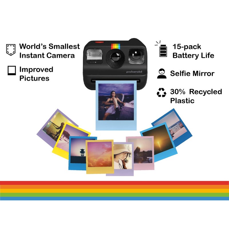 Polaroid Go Generation 2 Instant Film Camera (Black)