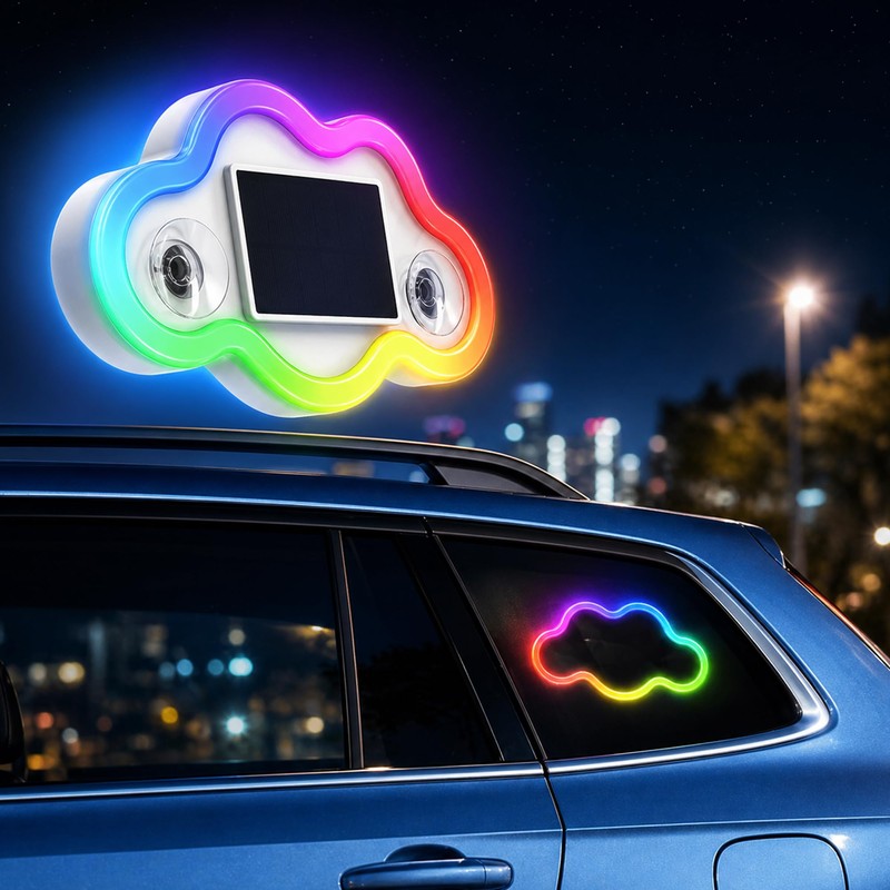 Solar Powered Car Ambient Lights