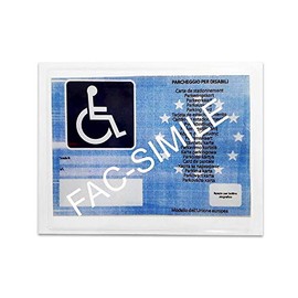 Quattroerre 1609 Pocket Marking Disabled Parking Permit Wallet