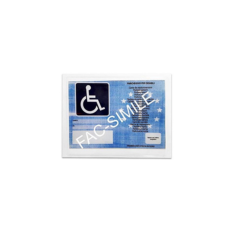 Quattroerre 1609 Pocket Marking Disabled Parking Permit Wallet