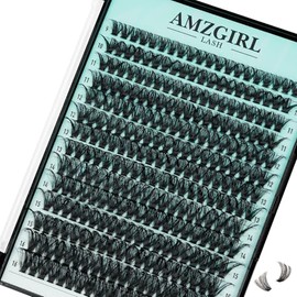 Wispy Eyelash Extensions, Pack of 280, Cluster Lashes, 30D40D Eyelash Clusters, 9-16 mm, Eyelash Extensions, Individual Eyelashes, Soft Clusters with Thin Band, False Eyelashes (30D40D, D-Mix9-16 mm)
