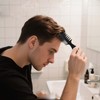 Flomiara Herren-Haarstyling-Set, Haarkämme, breite Zahnstruktur, Quiff, Pompadour, Unterschnitt, geeignet für