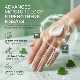 Heartleaf Crema calmante – Hidratante facial de hidratación profunda para pieles sensibles, cuidado intensivo de barrera y tratamiento facial calmante