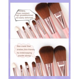 BIOAQUA Makeup Brush Foundation Lipstick Eyebrow Perfum Face Powder Eye Shadows - Pink
