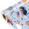WRAPAHOLIC American Cat Wrapping Paper Roll - Mini Roll -