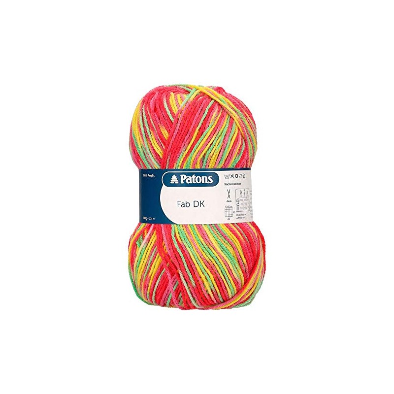 Patons Fab DK, Clown Colour (2344), 100g