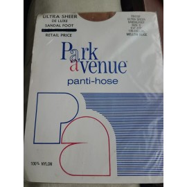 Park avenue Pantyhose ultra sheer sandalfoot 5'4"-5'8",135-