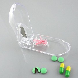 Pill Cutter Pill Case (Clear)