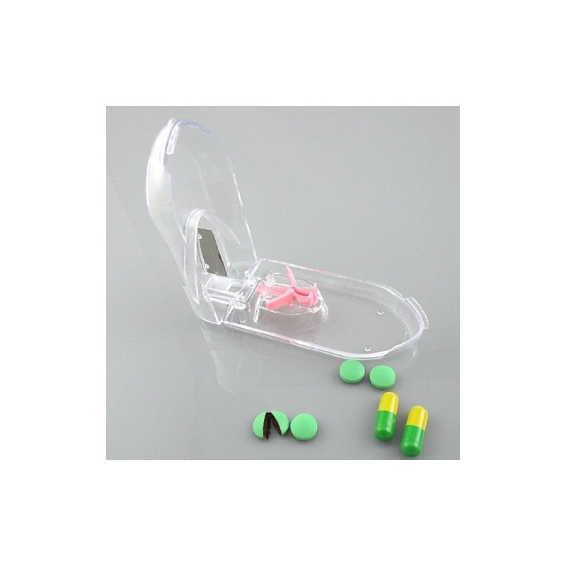 Pill Cutter Pill Case (Clear)