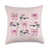 Coquette Bow Rowing Machine Rowing Workout Girl Mom Pink Throw