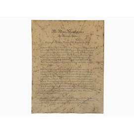 The Three Musketeers - Hand Antiqued First Page Reproduction