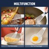 Silicone Fish Spatula Turner Set of 2,2-in-1 Heat Resistant Silicone