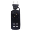 Power Strip 1200W 10A Fireproof Adapter with 4 USB Port