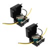2Pcs Car Power Filter 12V Interference Proof Noises Reduction Reliable