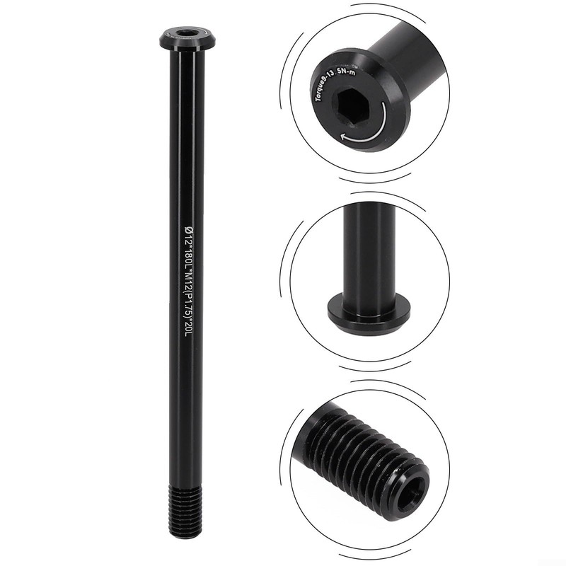 Bicycle Thru Axle Replacement Part Fits Both Front & Rear