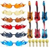 18 Pcs Photo Booth Props, Inflatable Party Props with Guitar,