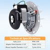 Criditpid Replacement 812-3381 Combustion Blower Motor for Quadra-Fire Classic Bay