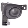TRQ Front Left Fog Light Hole Cover Black Drivers Side