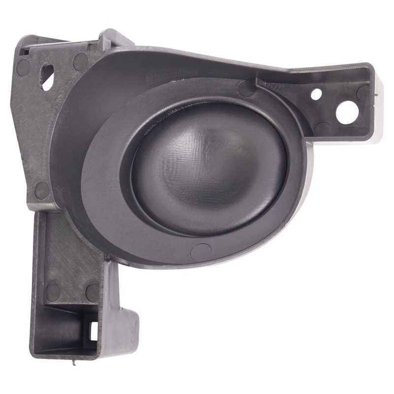 TRQ Front Left Fog Light Hole Cover Black Drivers Side