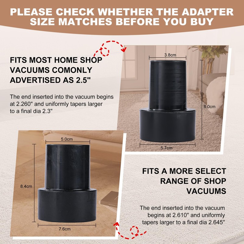 Pro-Grade Shop Vac Extractor Conversion Kit - Universal Shop Vac