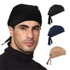 3 Pack Sweat Wicking Do Rag Cooling Beanie Helmet Liner
