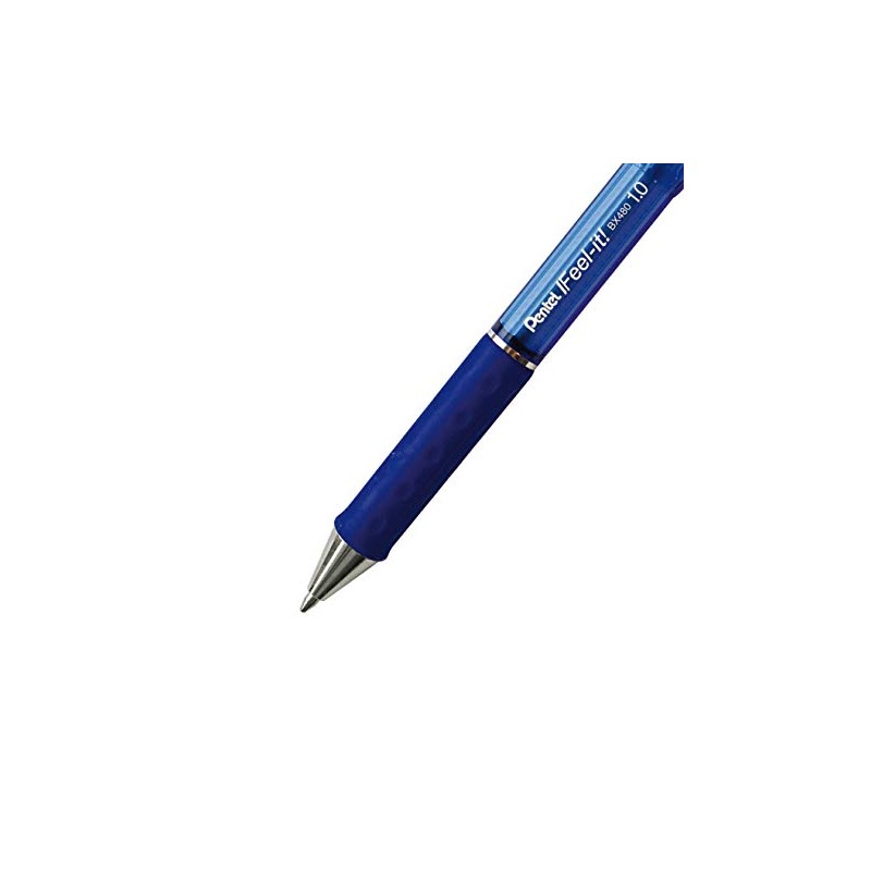 Pentel Feel-it 1.0mm Feel-it Snap-on Ball - 8 Colours -