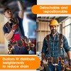 Tool Belt With Suspenders, 22 Pockets Tool Bags, Multi-Functional Adjustable
