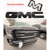 Auto Front GMC Black Emblem Overlay 2019-2022 GMC Sierra 1500