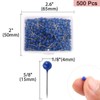 sourcing map 500pcs 1/8 Inch Map Push Pins Thumb Tacks