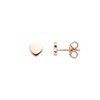 Xenox XS3488RN Love Story Heart Stud Earrings Rose