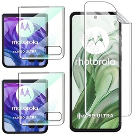 Yiranzix 1 Set Dust-Proof Hydrogel film for Motorola Moto razr 2024 6.9" Soft TPU Screen Protector HD Clear Gel film Fingerprint-unlocked Ultra-thin Automatic Repair