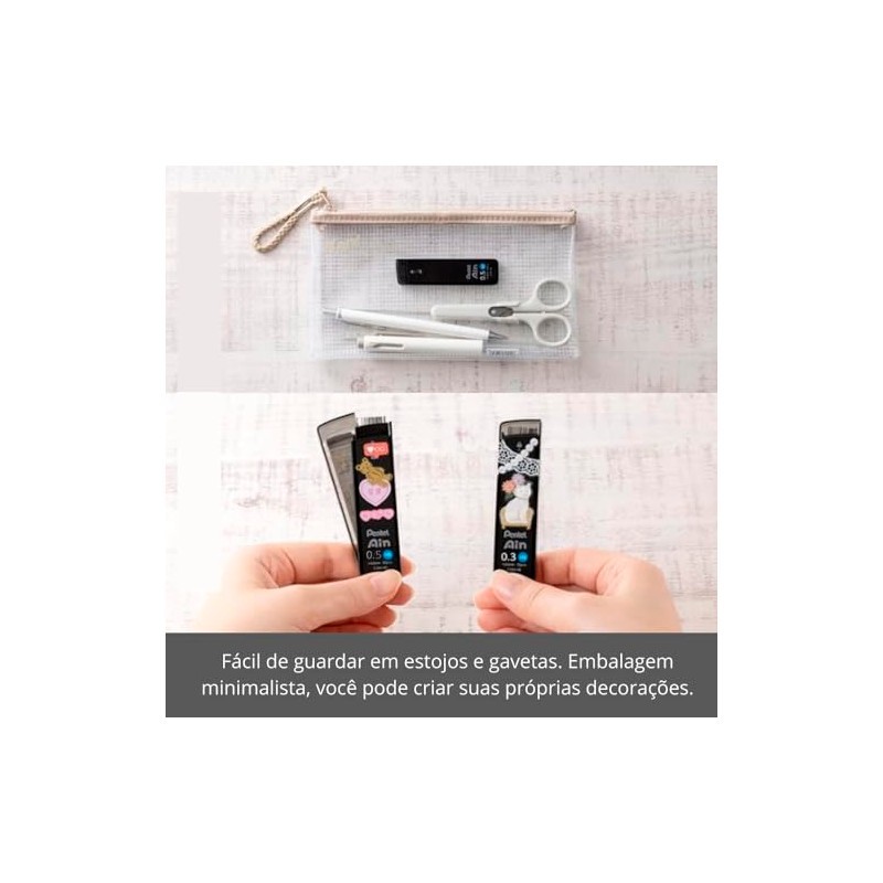 Pentel Ain Leads Refill - 0.5mm B