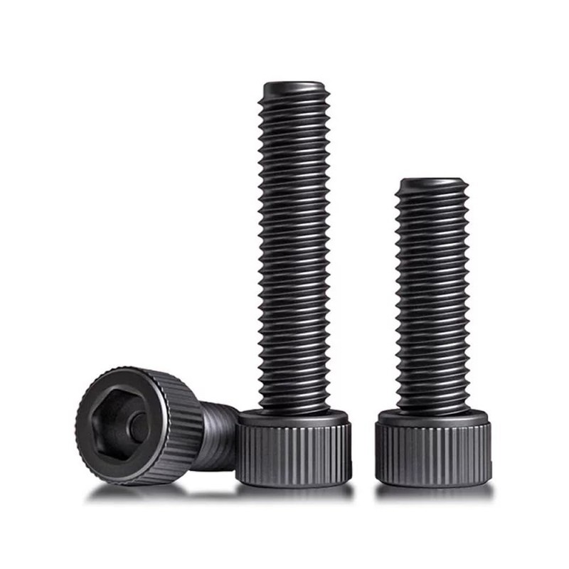 Junter 100pcs M1.6 x 6mm Black Alloy Class 12.9 Allen