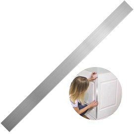 Stainless Steel Trim Strip, 304 Brushed Stainless Steel Trim Metal Strips with Adhesive Backing for Home Kitchen Tools, 2 x 29.9 Inch