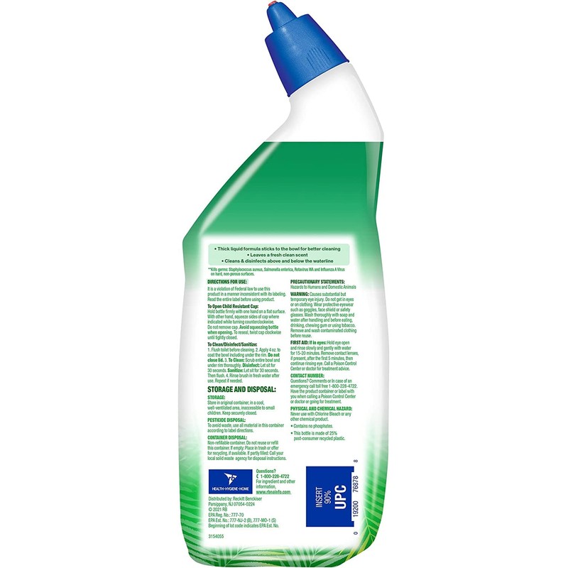 Lysol Cling Gel Toilet Bowl Cleaner, Country Scent, 24 Ounce