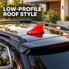 2 Pack Universal Shark Fin Car Roof Antennas with AM/FM
