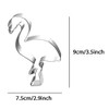 WDYJMALL Flamingo Cookie Cutter Stainless Steel