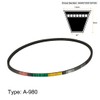 sourcing map A980 V-Belts 980mm Inner Girth 13mm Top Width