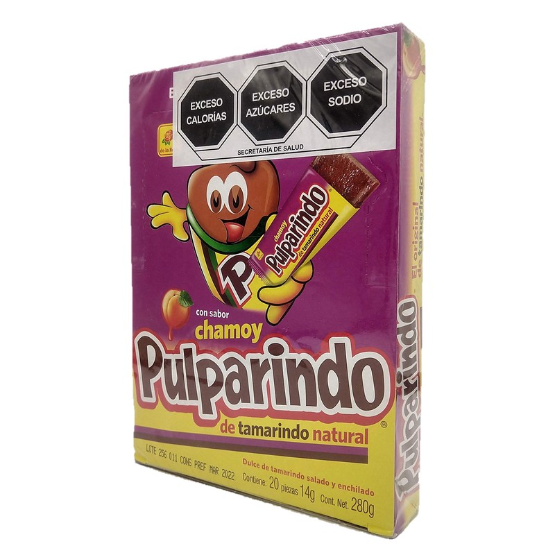 Pulparindo Chamoy Tamarind Pulp Candy 20 count