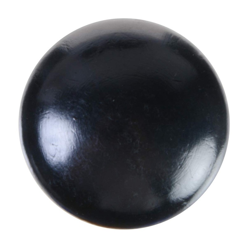 12pcs Black Wood Knobs, Mushroom Shape Cabinet Knobs Vintage Drawer