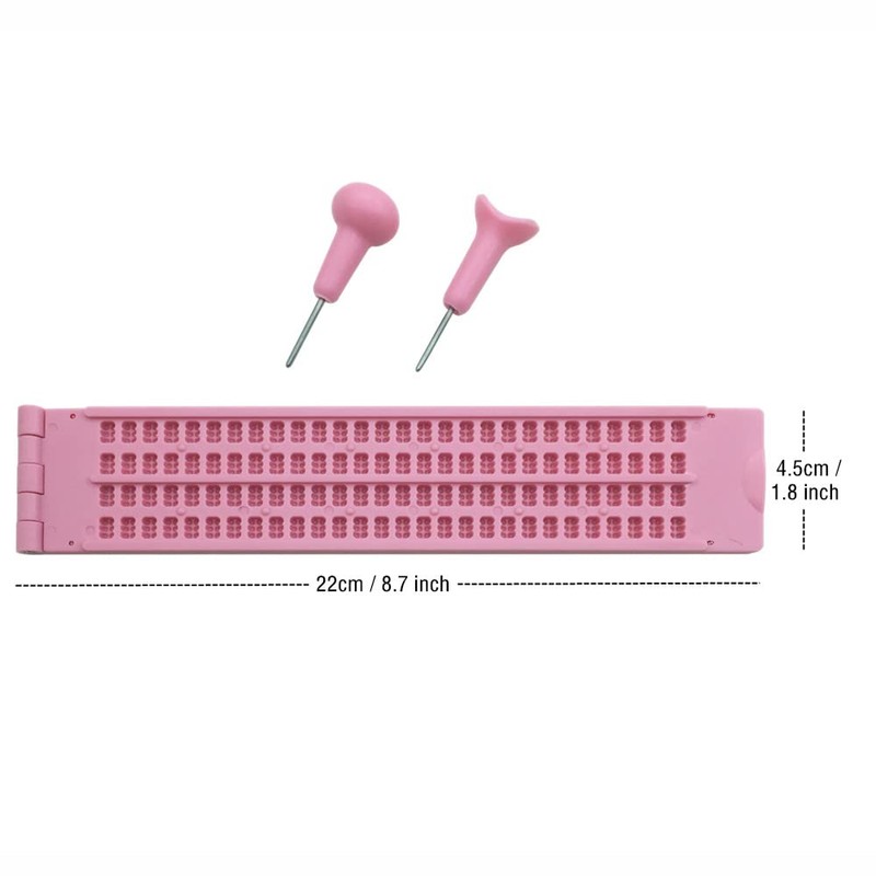 Small Portable Braille Device, Practice (Small), 4 Lines x 28